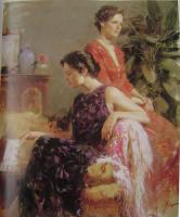 Pino Daeni - Impression oil painting.